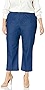 Alfred Dunner Womens Plus Short Denim Jean, Denim, 24W