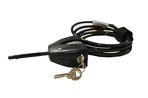 Adjustable Cable Lock BBQ Lock Bike Rack Lock (6 Feet Long)