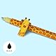 LEGAMI - Set mit 6 radierbaren Gelstiften mit thermoempfindlicher Radiertinte, verschiedene Tintenfarben und Schaftdesigns, 0,7 mm Spitze, Einhorn, Teddybär, Giraffe, Corgi, Dino, Hai