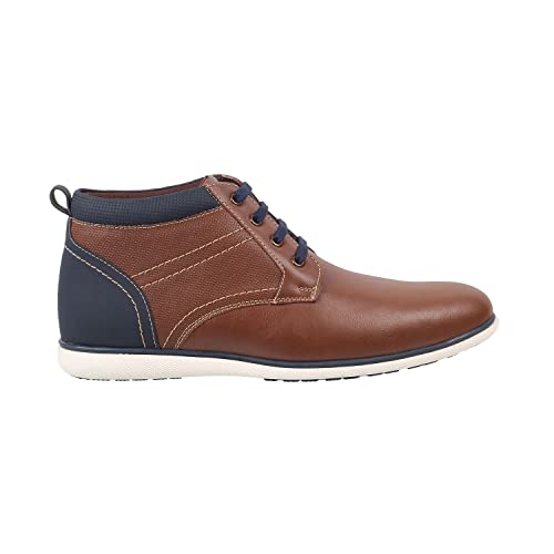 Image of Mochi Men's Chelsea Leather Stylish High Top Boots