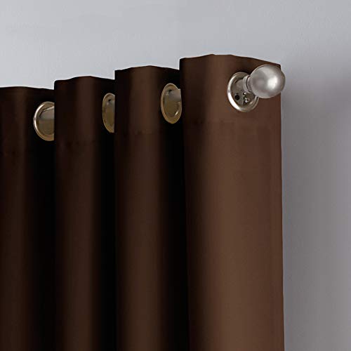 Curtainworks Curtain Panel, Polyester, Brown/Tan, 52" W x 63" L (Pack of 1), W 52" x L 63" (1 Panels) - Image 2