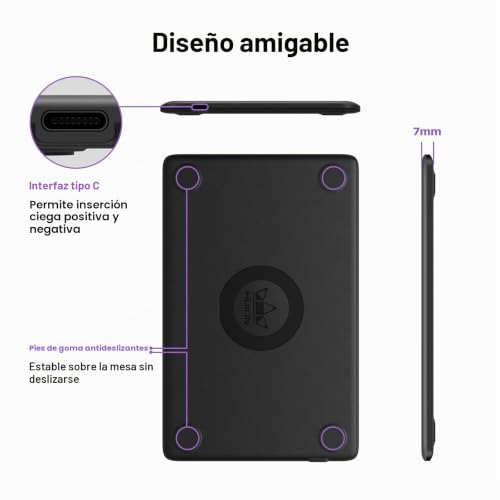 Tableta de dibujo Huion H420X compatible con Android para llevar 5