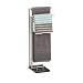 Produktbild Relaxdays Handtuchhalter PIERRE, Handtuchstange freistehend, Handtuchständer Marmor, H x B x T: 84 x 34 x 30 cm, schwarz