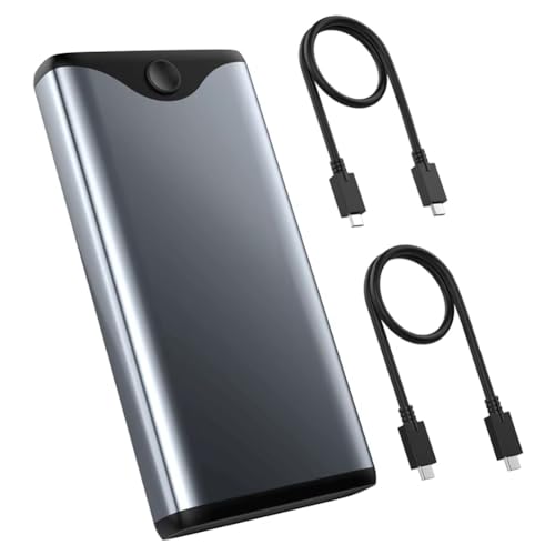 Carcasa SSD M.2 NVME Dual Protocol Dual Bay USB C miniatura 7