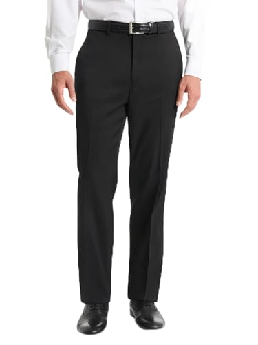 Chaps Men's Suit Pant, Black, 42Wx30L