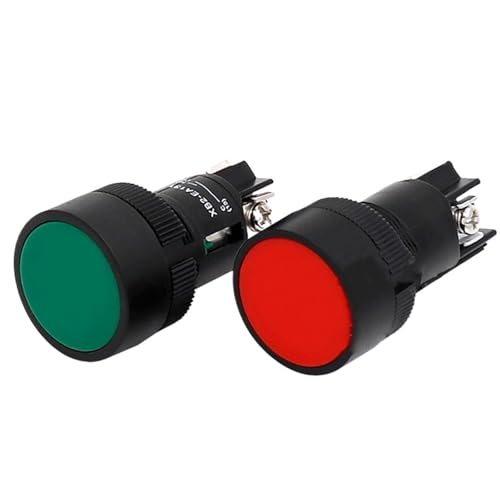 Interruptor de 22 mm momentáneo con autorretorno NO y NC para paneles