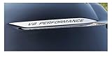 Chevy Silverado Silver V8 Performance Hood Decals 2019-2026 Set of 2 GM Licensed