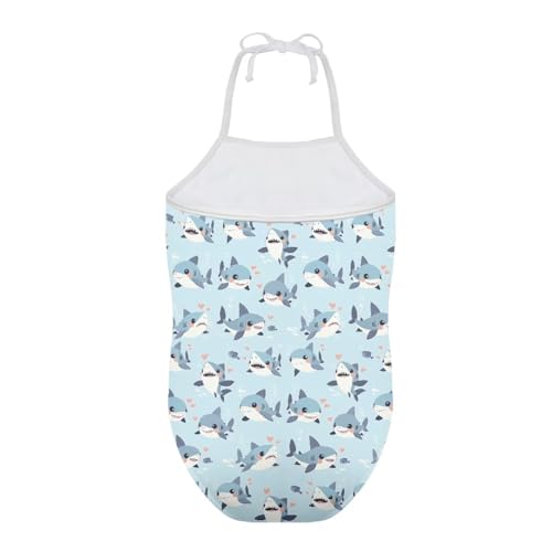Image of Girls One Piece Swimsuit Beach Bathing Suit Toddler Floral Halter Straps Swimwear for 1-10 Years
