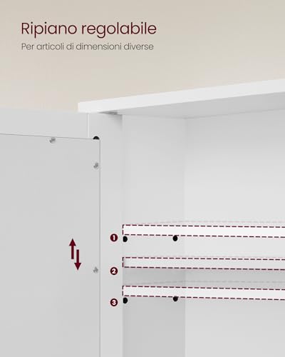 VASAGLE Specchio bagno