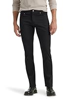 Lee Men's Modern Series Extreme Motion Straight Fit Tapered Leg Jean, Black, 33W x 34L