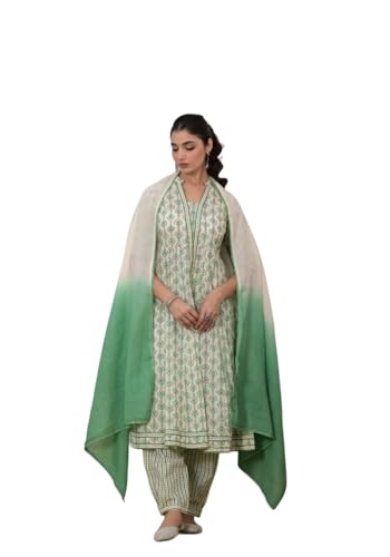 Image of FABNEX Kurta Set for Women | Women Kurta Set with Dupatta | Women Kurta Sets Kurtis | Women Kurta Pant Set (K-121)