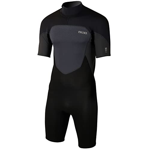 Prolimit - Fusion Shorty 2/2 mm (DL), traje de surf para surf (negro), tamaño: XXL