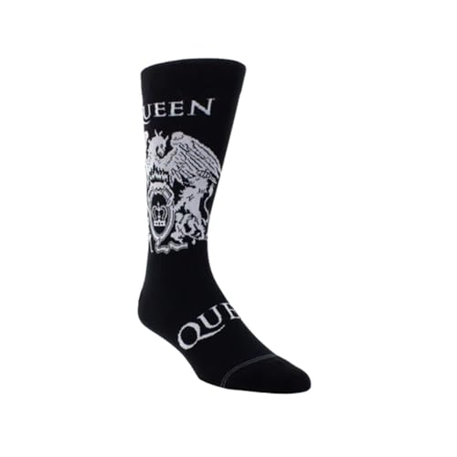 Chaussettes Queen White Crest Perri's de couleur noir 10 aux finitions précises