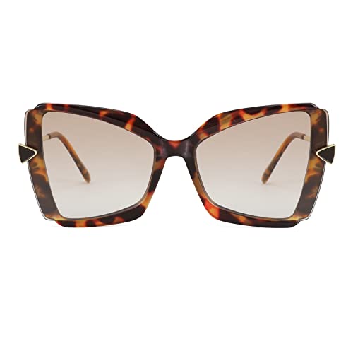 FEISEDY Fashion Cat Eye Sunglasses for Women Retro Vintage Trendy Butterfly Sun Glasses B28102