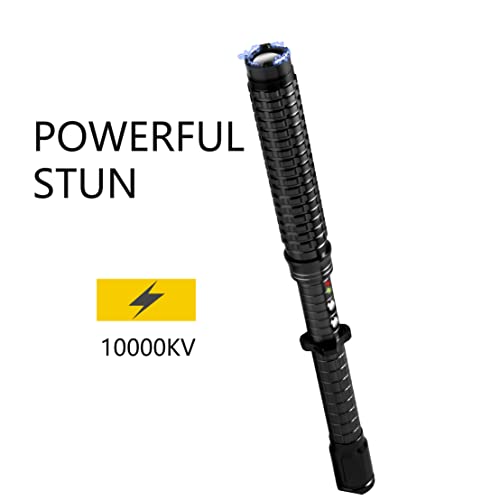 Rechargeable Self-Defense Flashlight Perfect for Pet Walking, Portable, Survival, Outdoors (Black) - Image 3