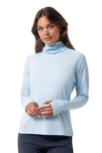 Coolibar UPF 50+ Women's Vented Paros Fishing Tee, White, X-Small, Solid - Sun Protective2