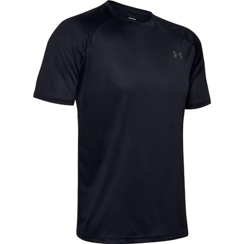 Under Armour Men's Velocity 2.0 Short Sleeve T Shirt, (001) Black / / Pitch Gray, Medium - image 4