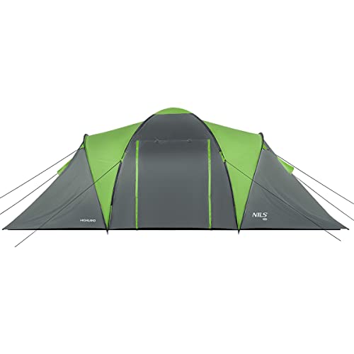 Carpa Dome para 6 Personas Camping Impermeable Verde miniatura 1