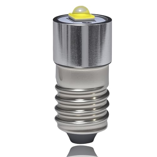 YFDXDS E10 LED Flashlight Bulb 3W 6-24V Replacement