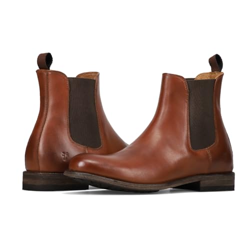 Image of Frye Tyler Chelsea Boots for Men Designed with Flexible Blake Construction and Elasticated Side Panels, Comfort Footbed and Full Leather Lining - 6 inch Shaft Height