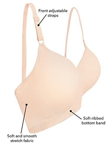 Fruit Of The Loom FT640 Women'S Seamless Wire Free Push-Up Bra thumb #6