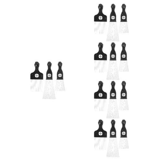 ABOOFAN 15 Piezas Peine Del Pelo Selección Del Pelo Para El Peinado Del Cabello Cosmetología Selecciones Del Pelo Para El Pelo Rizado Peine Con Selección Afro Recoger Peine Para Los