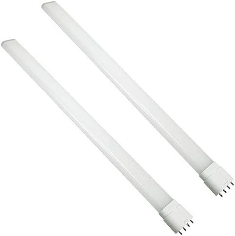 LED 18W 2G11 4 Pin Base LED Light Bulb Replaces 36W CFL, 16.3 Inch Horizontal Plug, Warm White 3000K for Storage Rooms