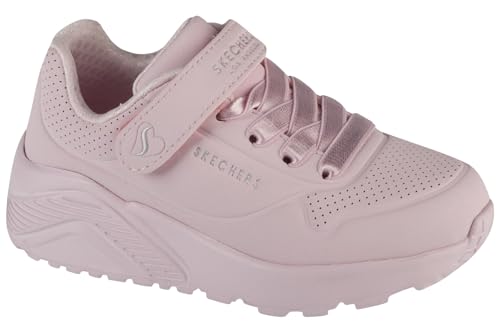 Basket Skechers Uno Lite 310451LNPNK rose chaussure de marche basse souple légère enfant