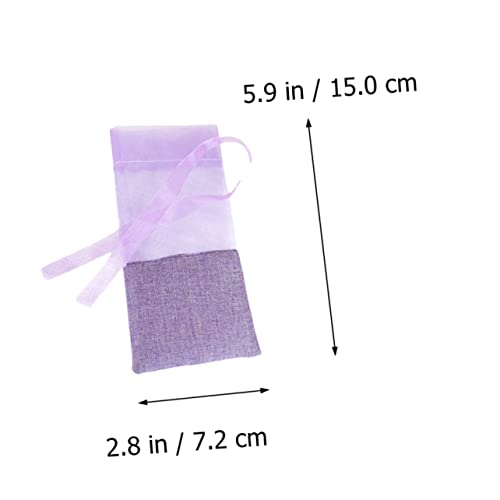 12 Bolsas Sachet con Cordón Lavanda para Joyas y Fiesta miniatura 5