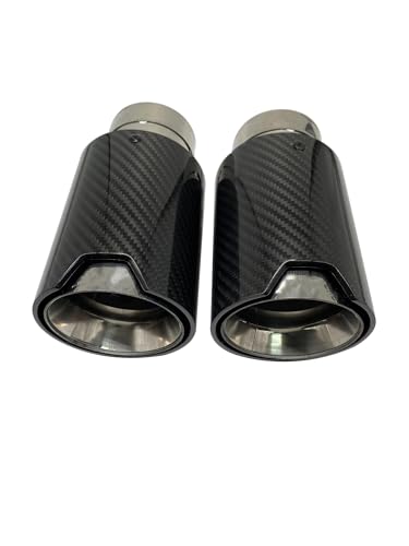 Tuyau d'échappement pour BMW embout de silencieux universel en inox lisse 66-89mm