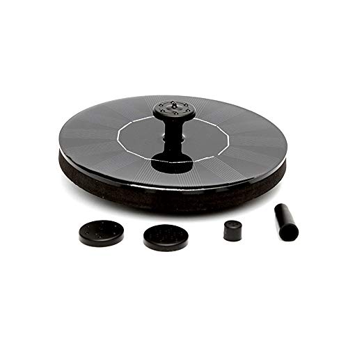 GoolRC Fonteinpomp op zonne-energie, voor vogelbad, fontein met 4 sproeiers, fonteinpomp voor fontein met zonne-energie drijvend