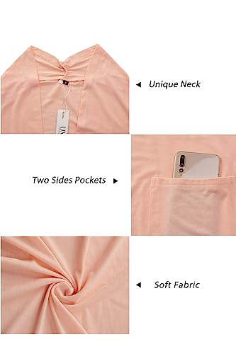 Image of ULTRANICE Cardigan for Women Lightweight Summer Sweaters 2024 Fashion Casual Tops Beach Coverup Open Front with Pockets