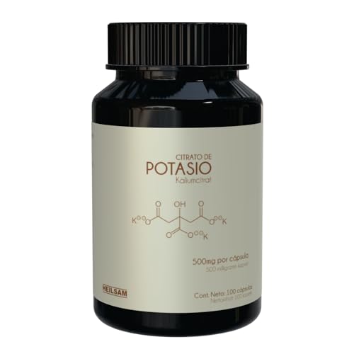 citrato de potasio tabletas Marca Heilsam