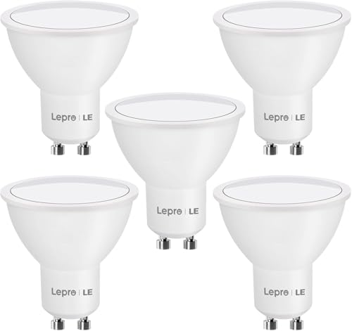 Lepro Bombilla LED GU10 4W, Luz Blanca Fría 5000K, 345lm, Lámpara...