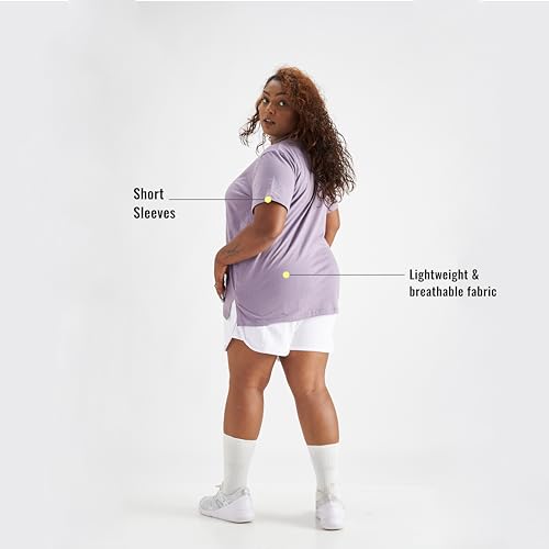 Image of Spirit Animal Plus Size Tshirts for Women | Casual Tshirts for Women | Tshirts for Women Workout, Gym, Running | Yoga Tshirt | Sweat Wicking Fabric | Relaxed Fit | Quick Dry