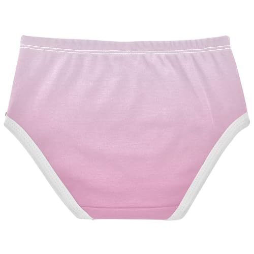 Joisal Magnolia Flamingo Gradient Ombre Toddlers Underwear Floral 2t Cotton Panties Little Girl Fun Print Briefs Underpants2