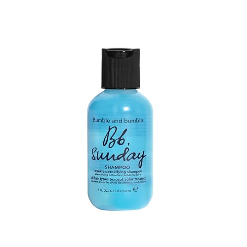 Bumble and bumble. Sunday Weekly Clarifying Shampoo | Removes Residue, Excess Oil + Pollutants | Color Safe | Curly, Wavy, Straight, 60 ml