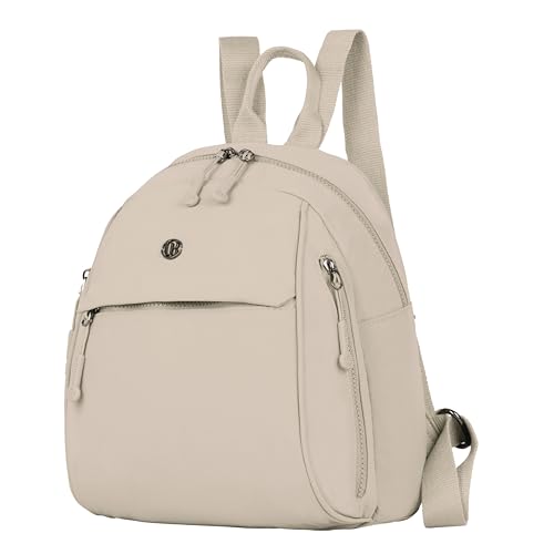Image of TS WITH TECHSUN Women Mini Backpack | Water-Resistant Compact Bag for Travel, Daily Use & Casual Outings | Fits Only Essentials (L) 26CM X (W) 15CM X (H) 32CM