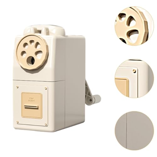 Taille-crayon portable blanc idéal pour les devoirs des élèves à la maison