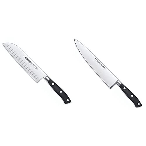 Arcos Riviera Cuchillo, Acero, Negro, 180 Mm Riviera Cuchillo Cocinero, Acero Inoxidable, Negro, 200 Mm Arcos Riviera Cuchillo, Acero, Negro, 180 Mm Riviera Cuchillo Cocinero, Acero Inoxidable, Negro, 200 Mm