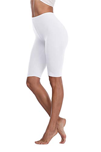 Image of Kotii Women's Buttery Soft Short Leggings Modal Cotton Shorts Under Dresses Leggings Pants
