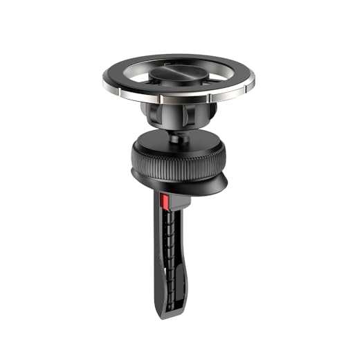 Suporte Veicular Magnético para Celular, Design Volante, Fixação no Ar Condicionado, Compatível com