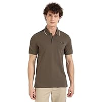 Calvin Klein Jeans Men's Sportswear- Stretch Pique Tipping Polo, Tarmac, XS