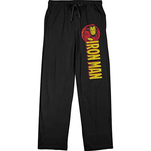 Marvel Comics Iron Man Print Men's Sleepwear Sleep Lounge Pants Gift X-Large