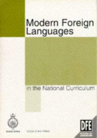 Modern foreign languages in the National Curriculum: Department for ...