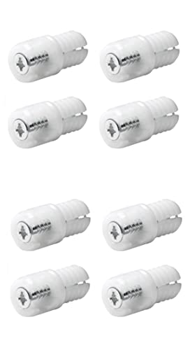cyclingcolors 8x tornillos fijación frontal para cajón o frente extraíble cocina muebles