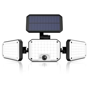 Brandson LED Sicherheitsleuchte 120 LEDs Solar