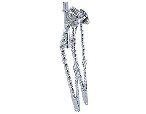 Fourche à Suspension Chromée 26 Pouces – Style Lowrider – Twisted Cage