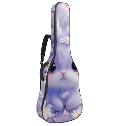 Étui souple guitare acoustique 109 cm imperméable avec sangle à dos