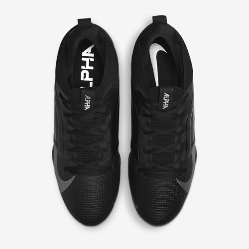 Image of Nike Alpha Menace 4 Elite Football Cleats (FD7036-600, University Red /Team Red /Black /White)